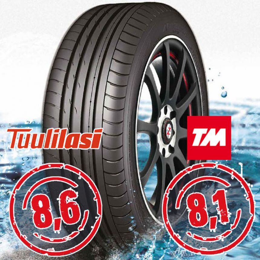 Sportnex AS-2+ TM- ja Tuulilasi-testimenestys 235/55-17 W